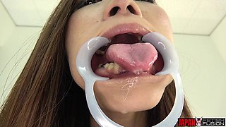 Tongue Out. Spit Thick. in Private, Koyuki Amano Looks You Dead in the Eye and Begs for Your Load