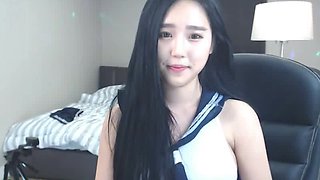 Amazing Korean teen camgirl shows her body