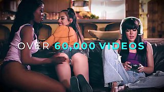 Petite Scouts Khloe Kapri  Maddy May Enjoy Strap-On  Butt Plug DP After Selling Cookies