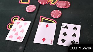 Busty Milf Veronica Avluv Plays Strip Poker And Gets Dp Poked In Her Holes