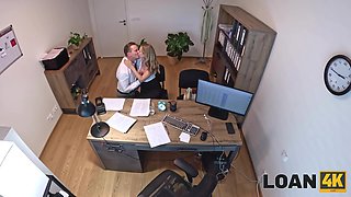Skinny blonde secretary finds an approach to rigid BWC loan agent