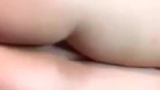Blonde Teen Rides a Dildo