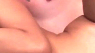 Beautiful Asian with Hairy Pussy Rides Huge White Cock and She Enjoys It Like Crazy