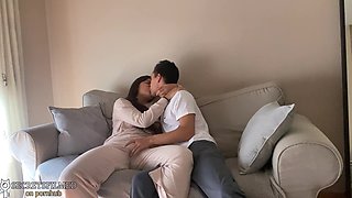 Made my stepsis jism by frigging her vag and she rewarded me after
