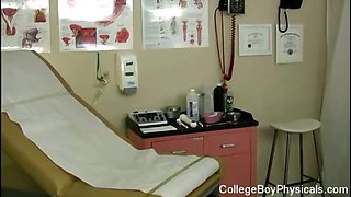 Solo Jerk off in the Doctor by the new Nurse