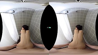 Naughty asian hussy mind-blowing VR sex video