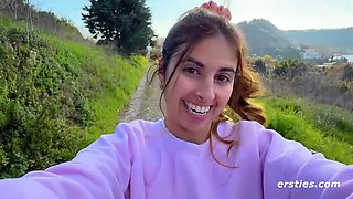 Hot German Amateur Cherry B - Big Natural Tits & Hairy Pussy Solo Masturbation