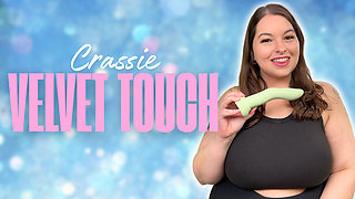 CRASSIE VELVET TOUCH DUAL DENSITY DILDO REVIEW - SYDNEY SCREAMS