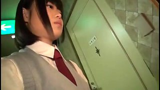 Japanese Schoolgirl in Hotel