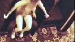 Strippers dance in the semi private room