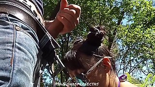 Deep Throat Blowjob And Bluee Is Very Horny - Garganta Profunda