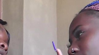 Ebony Girls Smoking