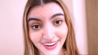 POV Casting And Creampie Skinny Indian Teen Julia James