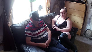 Part 1"- Domina Satana interview Slave Andrew & sissifying