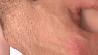 Japanese Girl Squirts While Two Guys Eat and Satisfy Her Tight Holes with Toys