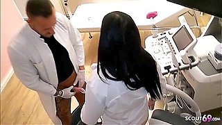 German Curvy Pregnant Teen - Cheating Fuck By Doctor At Gyno Exam