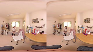 Warming Up My Virgin Tutor Part 2 - Slutty Asian Schoolgirl Hardcore