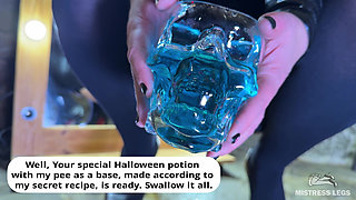 The Mistress Is Making You a Special Halloween Potion Using Her Pee