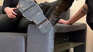 First Boot Licking