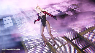 [mmd] Meovv - Meow Ahri Sexy Kpop Striptease League of Legends Hentai
