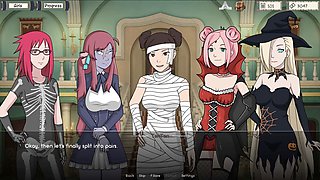 Sakura from Naruto in an animated hentai adventure