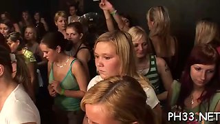 Young girls fucked hard after dancing doggy style by a dark waiter