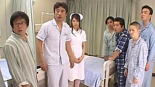 Creampied asian nurse fucks her patients