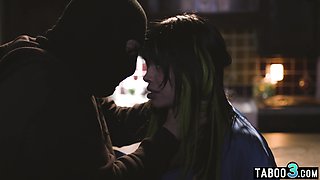 Masked intruder screwed a BBWS hispanic whore