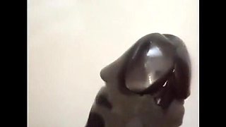I Play with a Nice Black Dildo, I Rub It Well on My Clit and Then I Put It Inside My Pussy