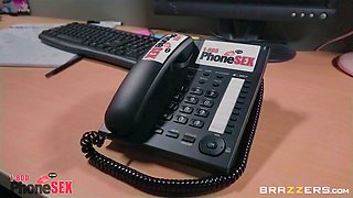 1 800 Phone Sex: Line 4 With Charles Dera, Amia Miley, Holly Hendrix, Isis Love - Brazzers