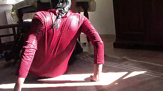 MILF Catsuit Blowjob and Fuck Compilation