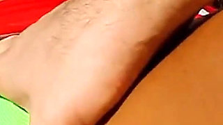 Rubbing My Hot Latina GF Frida While She Takes Sunbath