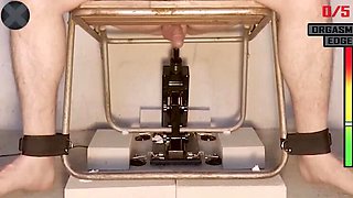 Intense Anal Orgasm with Fuck Machine - Prostate Milking & Male Moaning