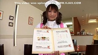 Exotic Japanese chick in Hottest POV, Maid JAV clip