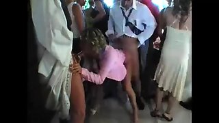 wedding whores are fucking in public