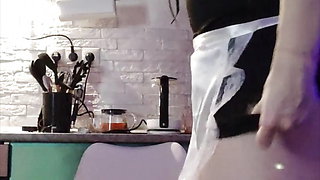 Hot Maid Sex with Big Asses Fucking in the Kitchen