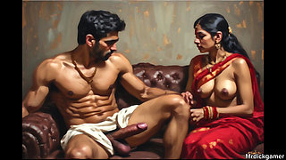 Indian virgin boy with hot married housewife in hotel room xxx sexy hot bhabhi fucking