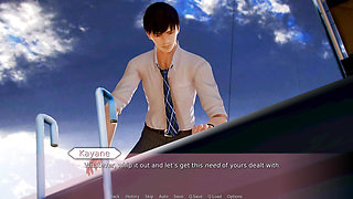 Your Classmates are having sex in the School Rooftop while you are watching ( Waifu Academy-Kayane )