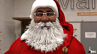 PAWG MILF Takes a Fat Black Cock From Santa