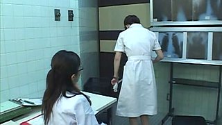 Cosplay Porn: Asians Nurses Cosplay Japanese MILF Nurse Fucked Doctors Office part 1