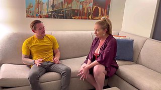 Stepson Alex Envy Comes Find His Stepmom Danni Jones To Get Her To Come Home Any Way He Can