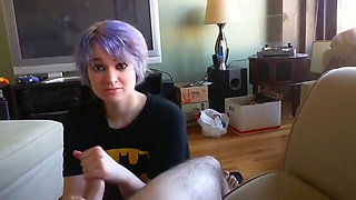 18yr old emo teen swallowing cum