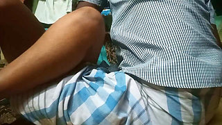 Tamil Housewife with College Boy