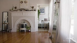 Perverted teen exciting erotic solo video
