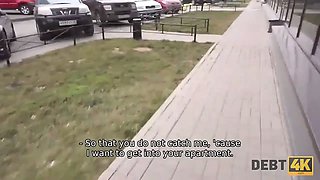 Debt4k. agent uses young doll like a cheap prostitute because of debts