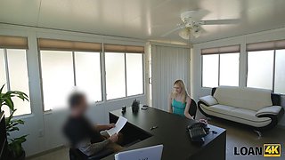 LOAN4K. This blondie pussy enjoys hidden cam