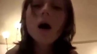 Amateur fucked in a hotel room