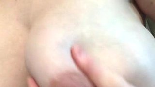 Preggo babe Solo closeup masturbation with sex toys