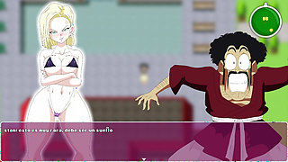 Android Quest for the Ballz - Android 18 Fucking Mr. Satan