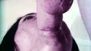 Hairy brunette who adores fat peckers does fine blowjob